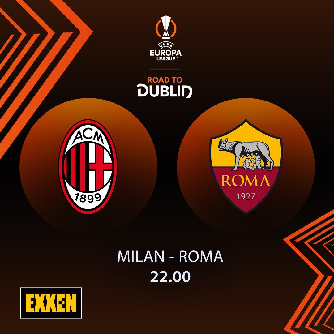 'Milan - Roma' karşılaşması bu akşam 22.00'de EXXEN'de.