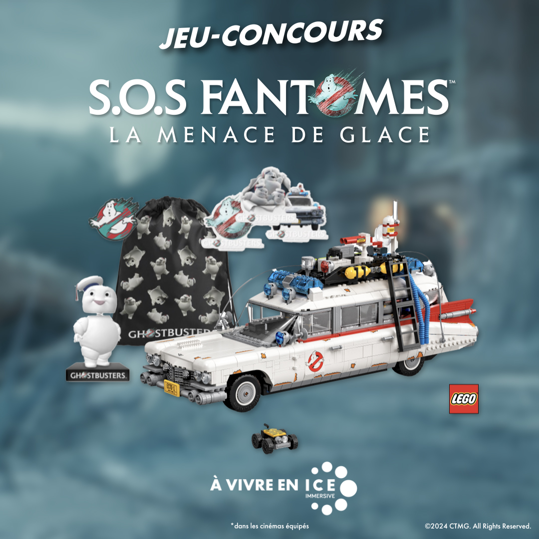 CGR Cinémas (@cgrcinemas) on Twitter photo #SOSFantômes : La Menace de glace est actuellement dans tes cinémas CGR !
Pour l'occasion tente de remporter 1 Lego collector Ecto-1 d’une valeur de 239,99€ et un pack de goodies aux couleurs du film.
Pour participer :
👉 Follow <a href="/CGRCinemas/">CGR Cinémas</a>
👉 RT
TAS le 18/04
@sonypicturesfr #SOSFantômes : La Menace de glace est actuellement dans tes cinémas CGR !
Pour l'occasion tente de remporter 1 Lego collector Ecto-1 d’une valeur de 239,99€ et un pack de goodies aux couleurs du film.
Pour participer :
👉 Follow <a href="/CGRCinemas/">CGR Cinémas</a>
👉 RT
TAS le 18/04
@sonypicturesfr
