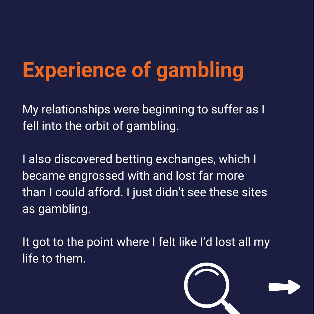 The NGSN continues to make a real impact on those affected by gambling harm. Today’s story comes from Liam, who reached out for support from Gordon Moody @BeGambleAware and took the steps to – in his own words – ‘live life again’.