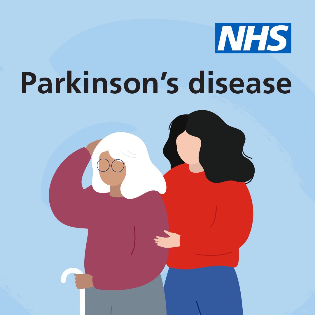 NHSuk's tweet photo. It's #WorldParkinsonsDay. 

Parkinson's disease is a condition in which parts of the brain become progressively damaged over many years. 

Learn more about this condition. 
https://t.co/by9GcLBkEL https://t.co/CLOCk3Op2l