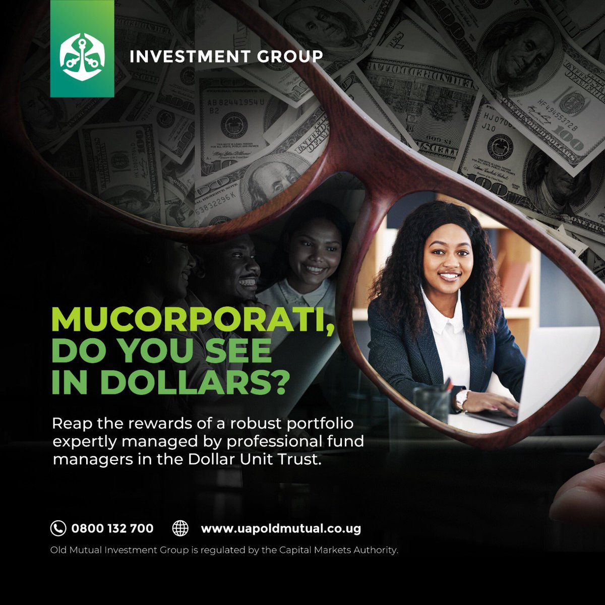 Did you know that you can open individual or joint #DollarUnitTrust accounts with @UAPOldMutualUg and the minimum investment amount is USD 1000?.
#TutambuleFfena