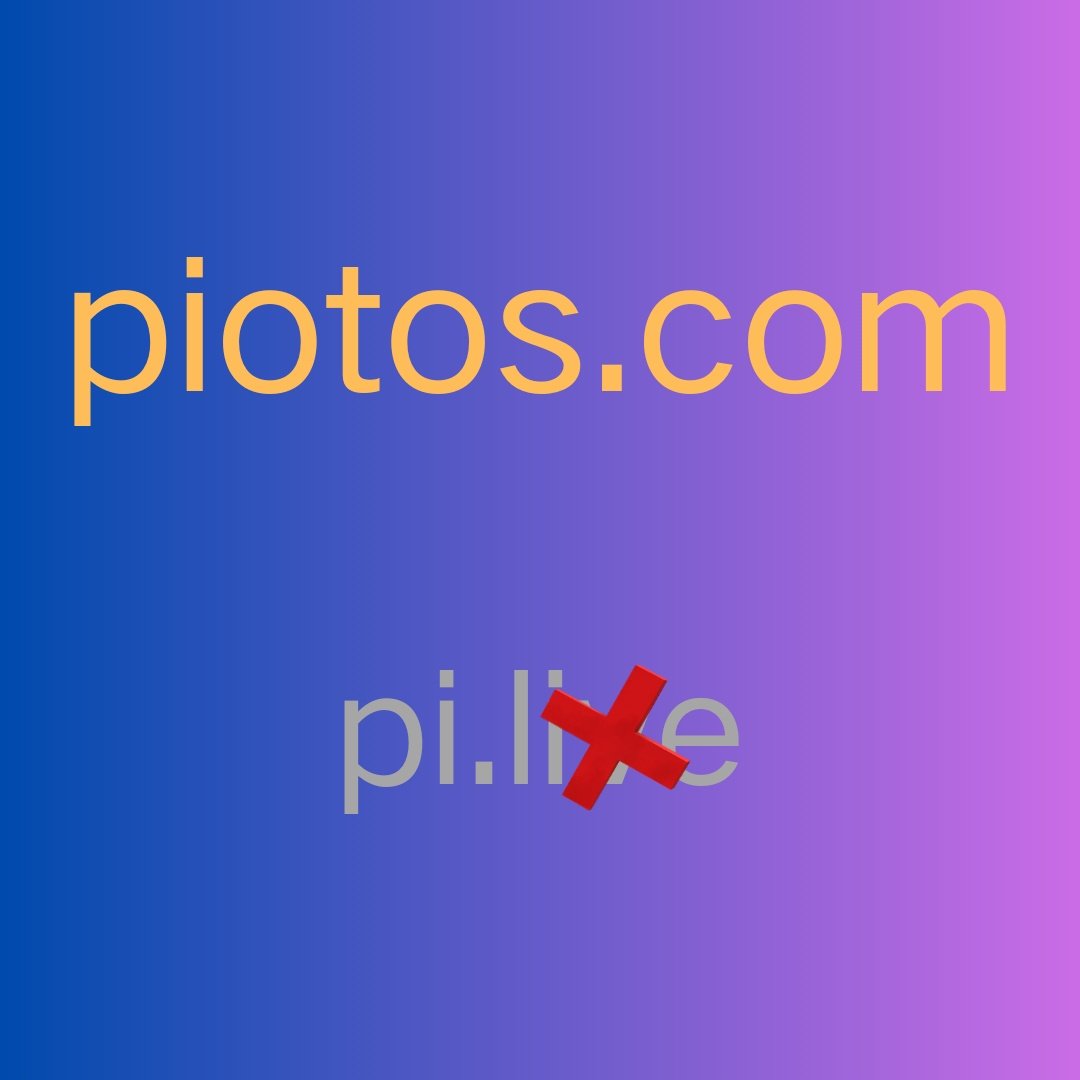 PaiSoftware's tweet image. Starting today, we&apos;ve changed our domain from pi.live to piotos.com 🎉 Visit us at our new home and explore all the possibilities!

piotos=photos

#Piotos #NewDomain #ExcitingChanges #pinetwork #pi