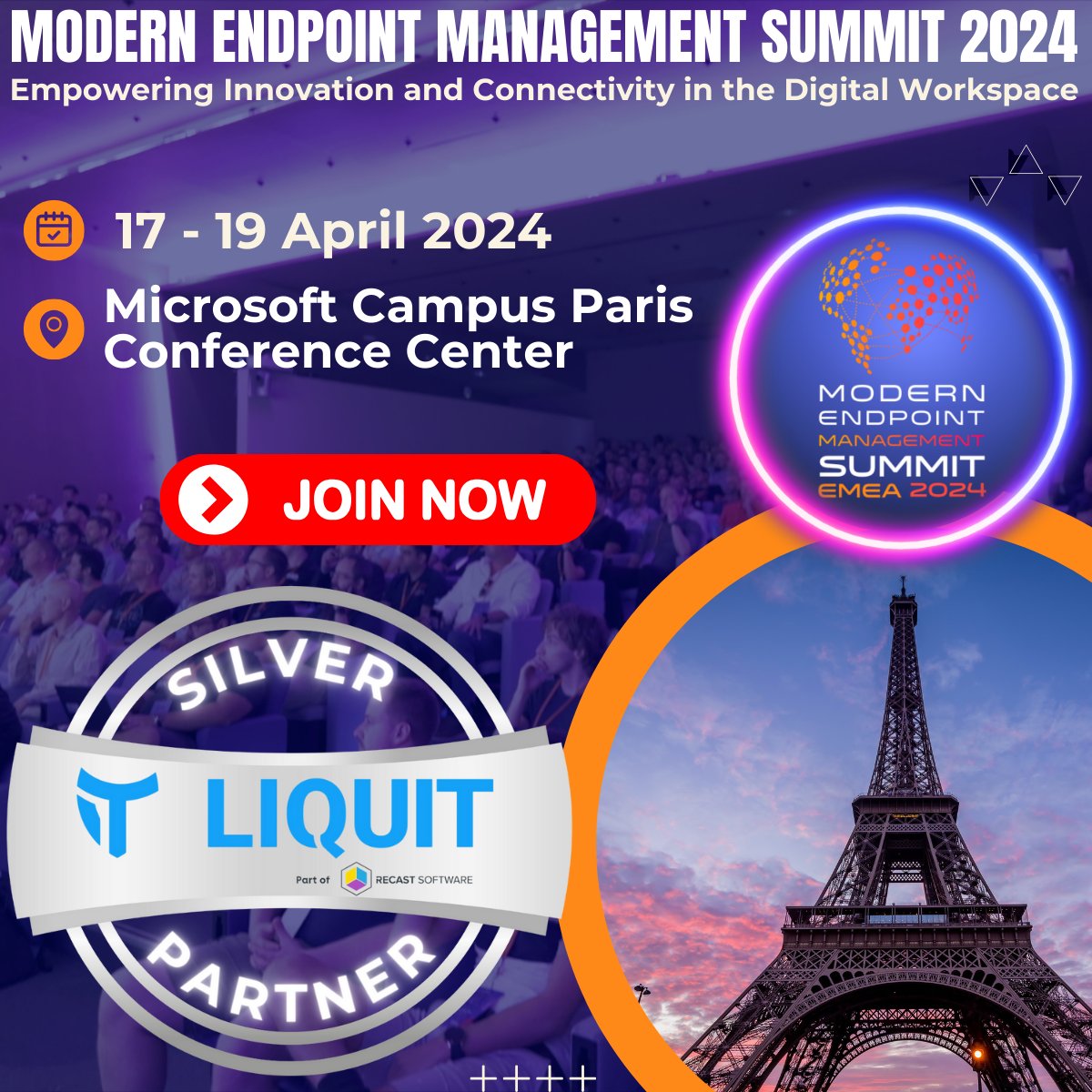 Less than one week away from Modern Endpoint Management Summit 2024! 🙌⏰ In the meantime, learn about our session, meet our experts who will be on-site, and explore how the team will be showing up at #MEMS2024. See you in Paris! ➡️ it.recastsoftware.com/2024-modern-en…