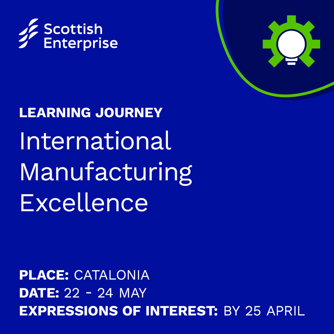 Could your business benefit from our International Manufacturing Excellence Learning Journey to Catalonia on 22 to 24 May? Only 20 spaces are available. Get your expression of interest in before the deadline - 25 April ⚠️ Find out more ➡️ ow.ly/knCP50RcoQW #Manufacturing