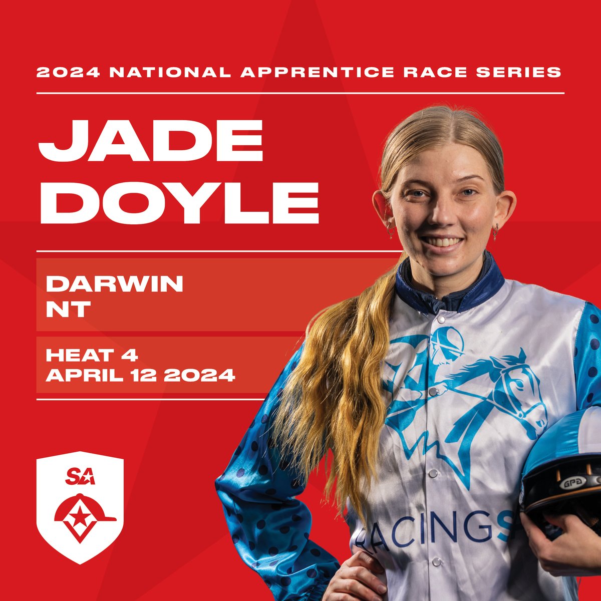 Heat 4 of the National Apprentice Race Series takes place tomorrow, and Jade Doyle is off to Darwin 🤩 SA is currently in the lead with 33 points, while NT sit in second with 23 points. Get behind Jade as she looks to widen the gap at the top!
