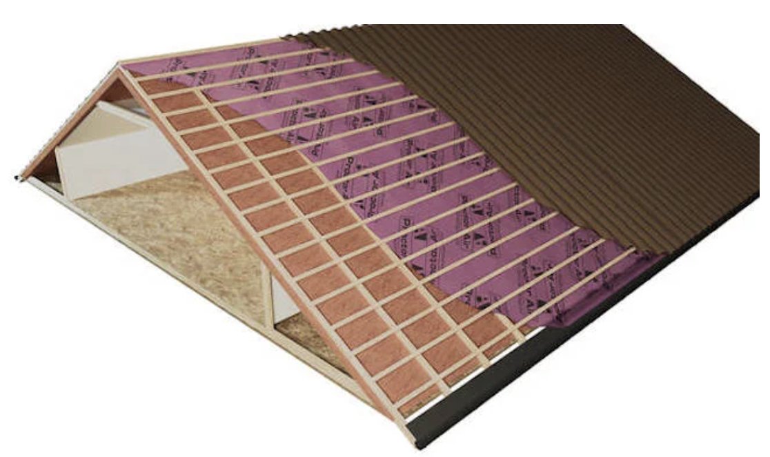 Proctor Air® air- and vapour-permeable roofing underlay from @proctorgroup is highly water-resistant ow.ly/vAGy50QVxOZ #RoofingUnderlay #RoofingSolutions #AirAndVapourControl