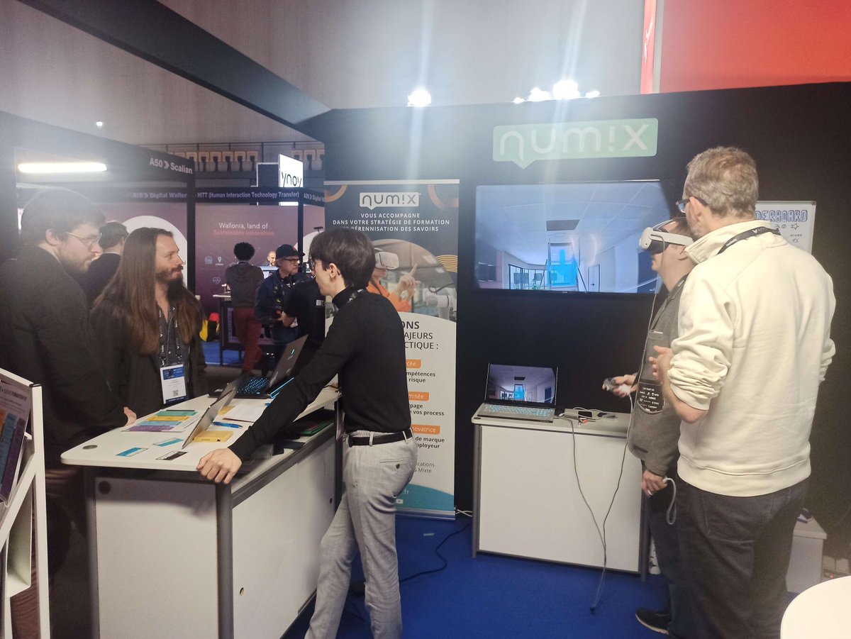 Jour 2 au @lavalvirtual ! Hier, le champion de notre défi #VinciEnergiesVR était Florent B. de @Constellium avec un score de 95% 👏. Aujourd'hui, c'est votre chance de briller. Rejoignez-nous stand A56, relevez le défi et montrez vos compétences. #LavalVirtual #VR #Challenge