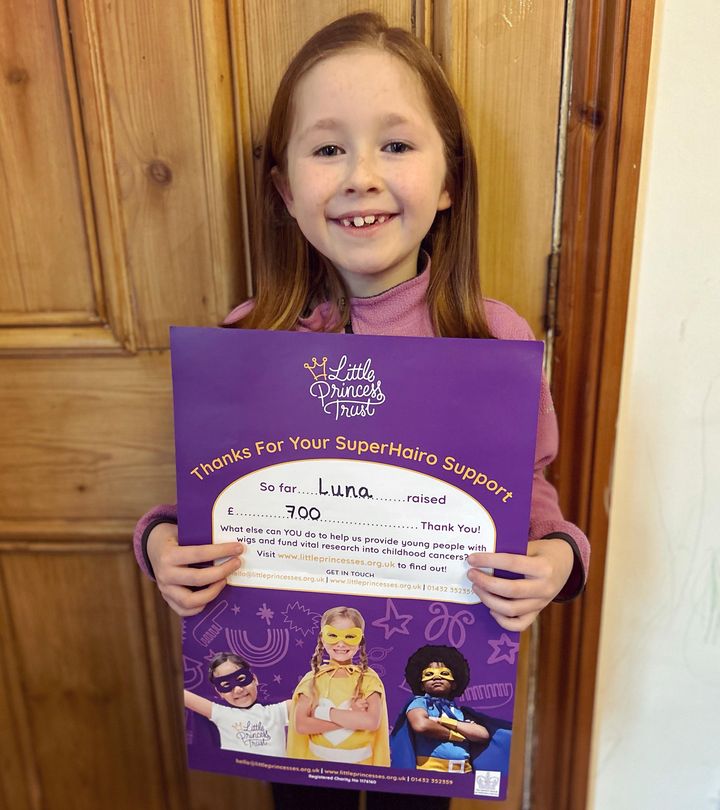 We’re over the moon to be receiving wonderful Luna’s lovely locks! 🥳 This 7 year-old superstar donated a brilliant 14” of her hair, alongside raising an incredible £700 towards our wig provision service! Do you want to do something amazing? 💜👉 ow.ly/3COW50R6Gib