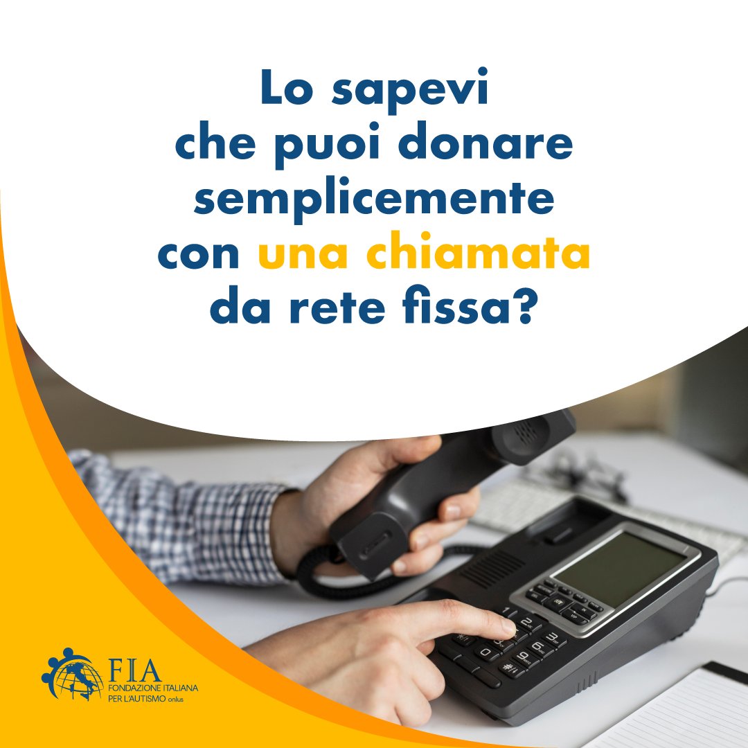 Fino al 14 aprile dona al 45585 chiamando da rete fissa. Il valore della donazione sarà di 5 o 10 euro per le chiamate da rete fissa TIM, Vodafone, WINDTRE, Fastweb, Tiscali, Geny Communications e, sempre per la rete fissa, di 5 euro da TWT Group Unidata, Convergenze, PosteMobile