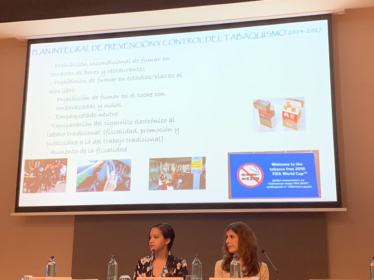 rmosquete's tweet photo. 🛑 Stop Tabaco 🛑 Moderación de la Dra Marta Arroyo en el XXIX congreso de Neumomadrid donde se habló de citisina en pacientes psiquiátricos y con enf. cardiovasculares, el papel de la enfermería en la prevención y tto del tabaquismo y avances en la ley antitabaco @NeumoMadrid https://t.co/loyqjC1R6Q