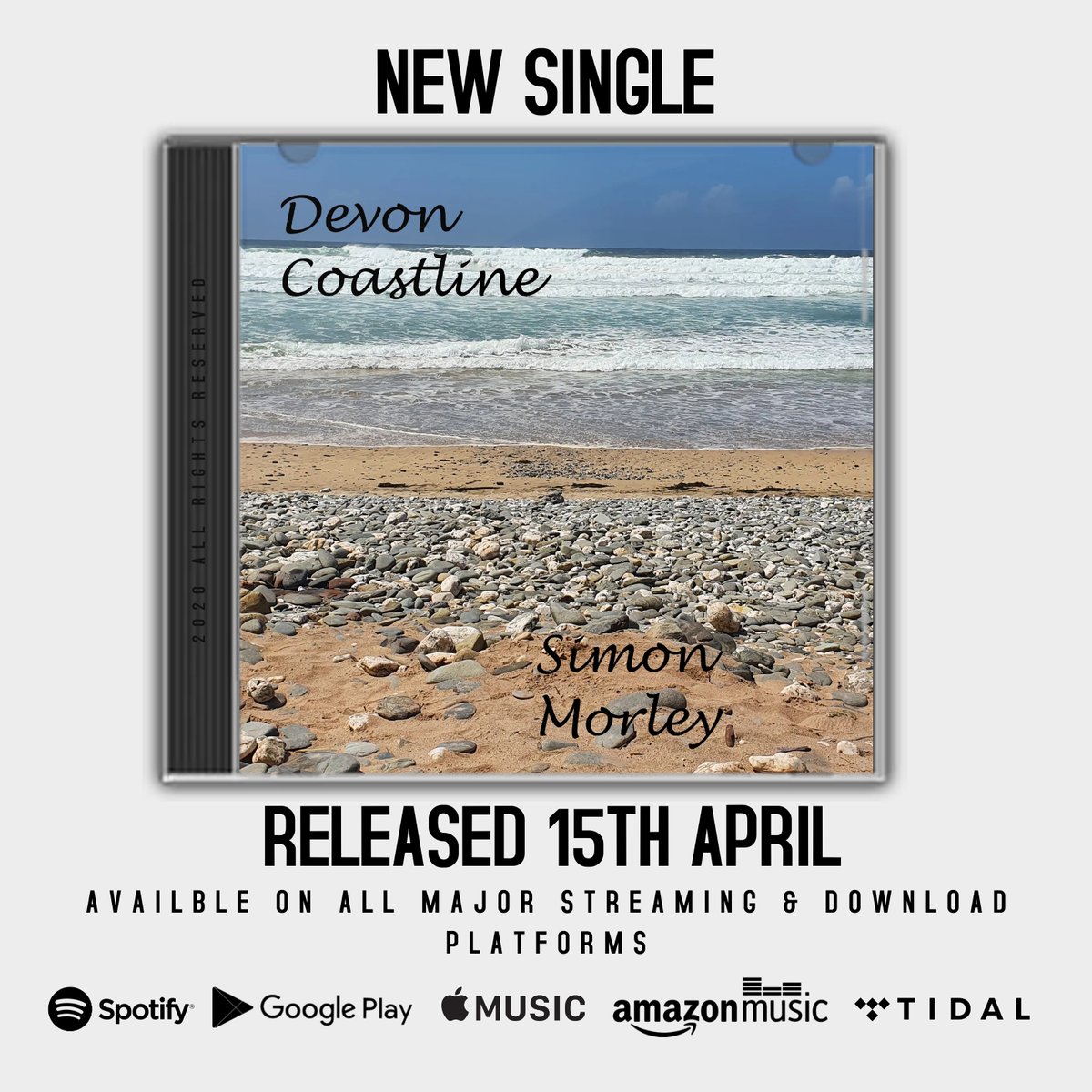 New Single – Simon Morley ‘Devon Coastline’ The new single ‘Devon Coastline’ by Simon Morley is out on Monday 15th April on all major digital platforms.