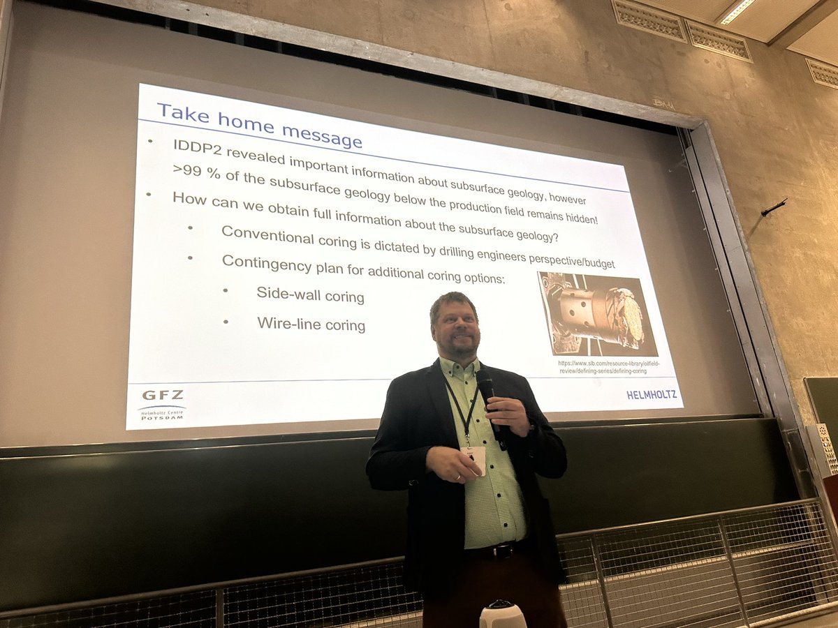 Tobias Weisenberger’s thought-provoking presentation on the importance of core retrieval during #drilling in supercritical conditions, drawing from the success story of IDDP-2, invites for an open exchange between scientists and engineers. #kraflamagmatestbed #KMTsymposium2024