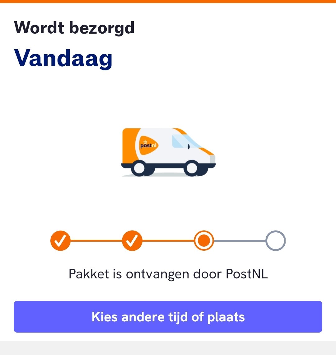 Bijou_86's tweet photo. @PostNL handig dat track en trace, dan hoef je niet de hele dag thuis te blijven als je een pakje verwacht. Oh wait... https://t.co/RcIGReqqNw