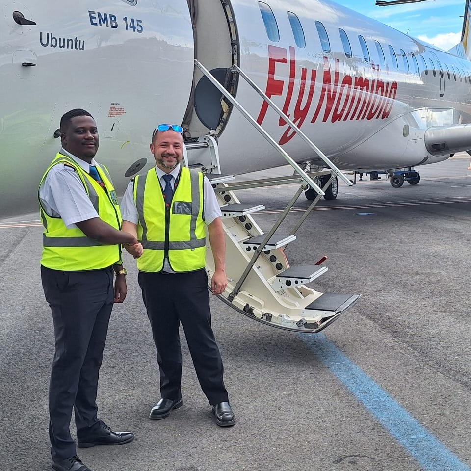 We’d like to send out a huge congratulations to Captain Abast Iiyambo and First Officer Hafeni Kalenga on the recent completion of their line training. Abast and Hafeni are now proud members of our ERJ Fleet crew and we wish them clear skies and many happy flying hours.