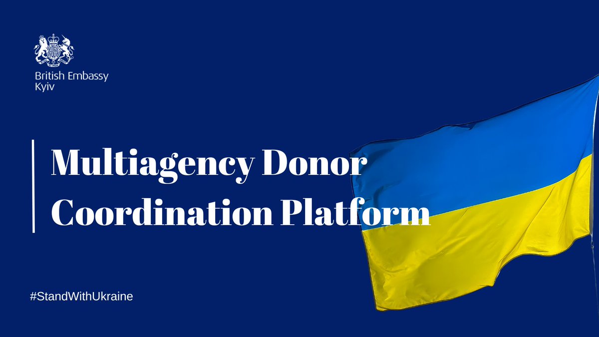 The UK is committed to #Ukraine - to win the war and the peace. Through the Multiagency Donor Coordination Platform, the #UK and international partners have reiterated support for Ukraine's immediate and long-term recovery needs. #StandWithUkraine tinyurl.com/2s3sjhmc