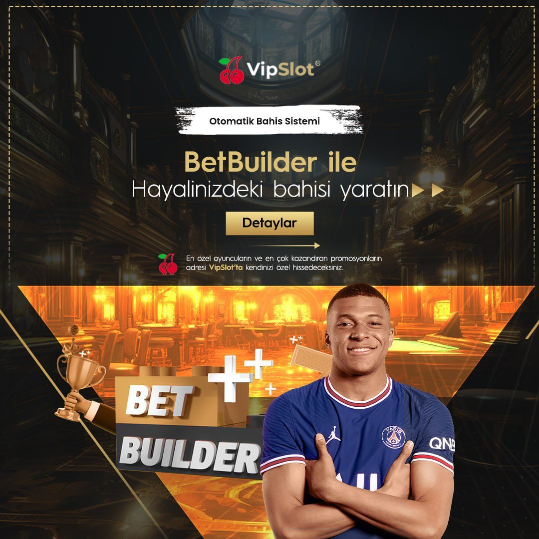 ⚫️Hayalindeki bahsi yap kazancın tadını çıkar 🌟 Betbuilder ile kazancın adresi VipSlot ! 💸 Kazanmanın VIP Yolu: t2m.io/vipslot
