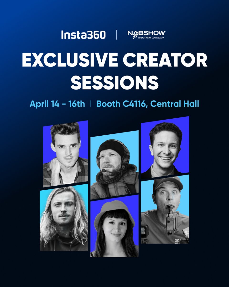 NAB Show. You in? Catch us there with live creator tutorials, giveaways and more! 🎉 #NABShow2024 

Catch our creators:
Make Art Now
Matti Haapoja
Corridor Crew
Tyler Johnson
Cache Bunny
David Manning