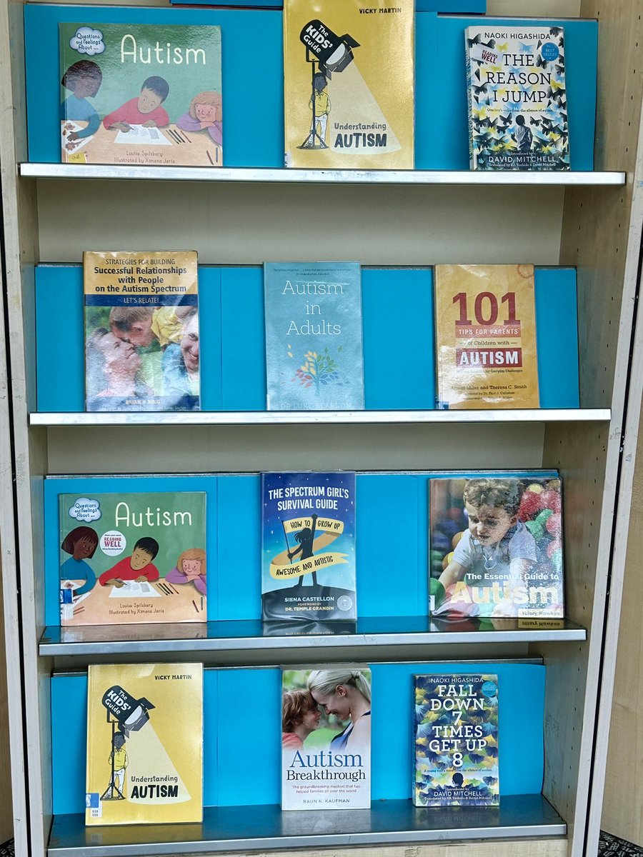 We have a display @BlackheathLib @GreenwichLibs @Royal_Greenwich @Better_UK for #AutismAwarenessMonth