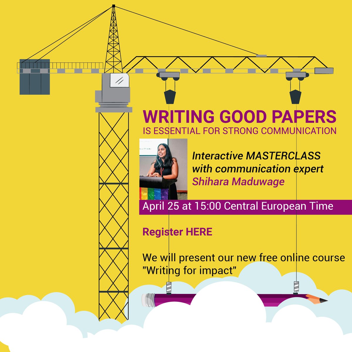 Are you good at writing papers that capture your audience ?
Find out in our Masterclass on April 25. Register here:docs.google.com/forms/d/e/1FAI…