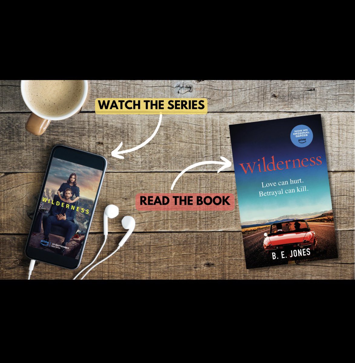 Seen the show on @PrimeVideo Read the book for just £2.99 now @TheCrimeVault Join the original dream road trip that turns deadly, starring Jenna Coleman and Oliver Jackson- Cohen. Look what he made her do! 😱amzn.to/3OGWg3L #Wilderness #Bargain #crime