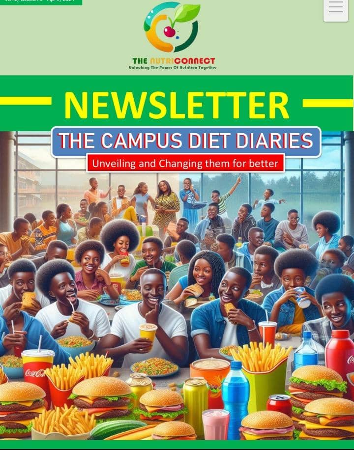 As we aim at informing and transforming the Nutrition space in all spheres while promoting health ,this time, The Nutriconnect  delves into an interesting topic dubbed 'The campus diet diaries'.
Accessible at muhunsa.pythonanywhere.com/blogs/pubs
#healthylifestyle
#campuslife
#HealthyEating