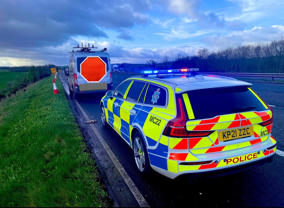 As part of Fatal 4 Month, we are targeting drivers who are committing offences such as using their phones, speeding, drink / drug driving and not wearing a seatbelt.

This driver was stopped on the M6 this morning and admitted texting his mate.

Driver reported.

#Fatal4