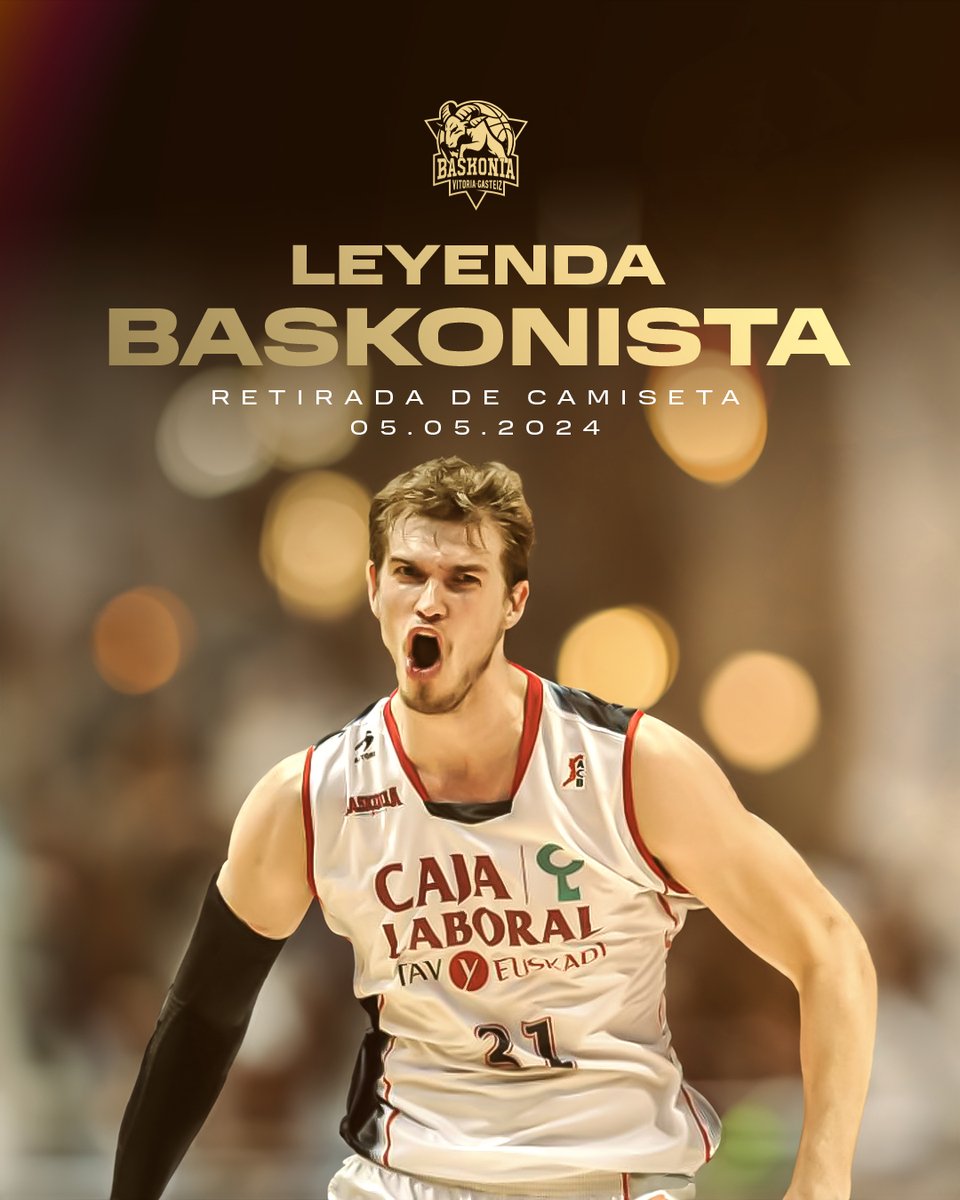 🚨👕ÚLTIMA HORA: @Baskonia retirará el próximo 5 de mayo la camiseta de @tiagosplitter