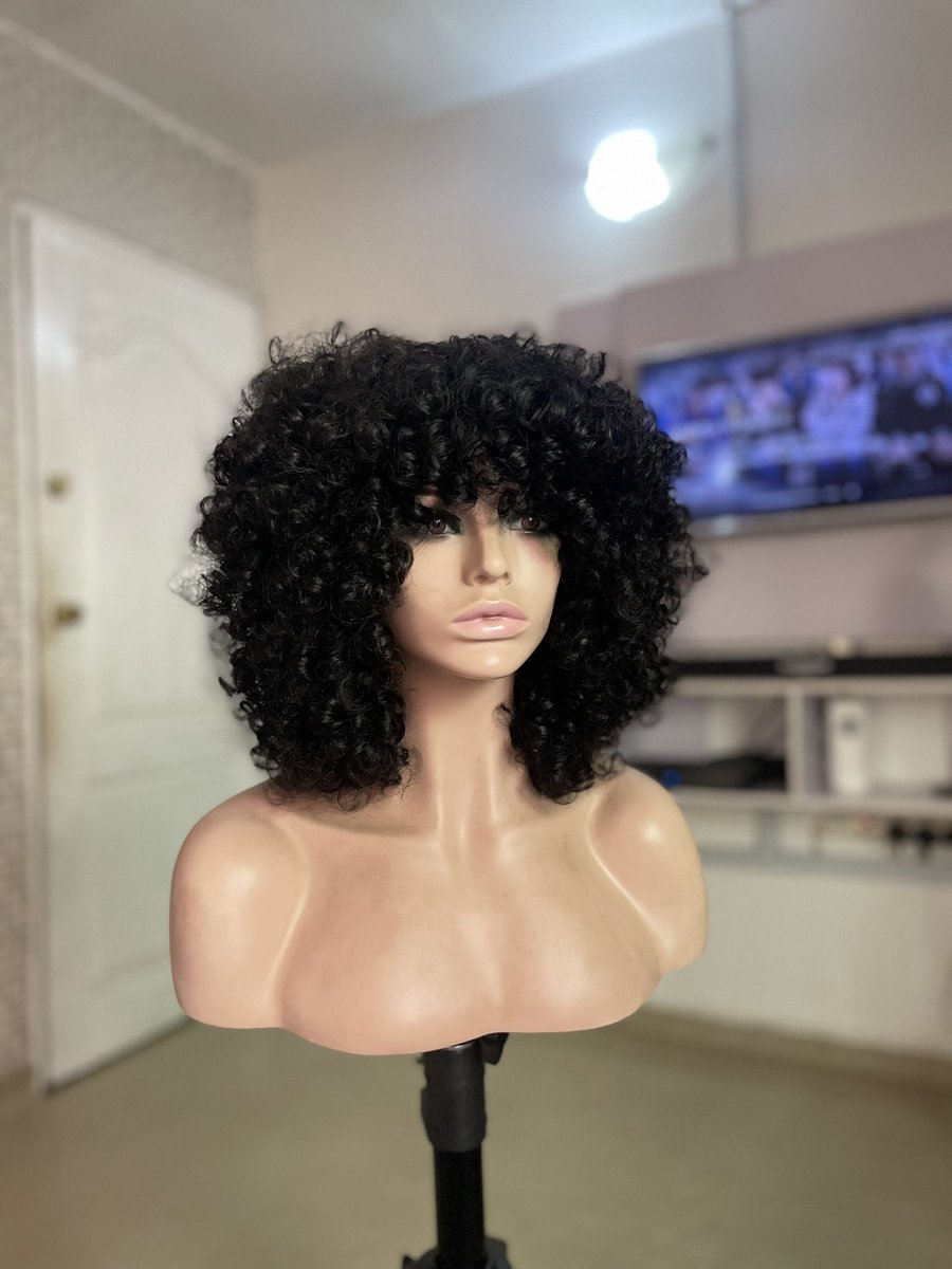 You asked for the omotola wig, see am here o.. Length.. 10inches Grams.. 320g Type.. Omotola wig Price.. N225,000 (subject to change) Available on pre-order.. You can pay small small too.. Send DM to @Msmenalicious to order.