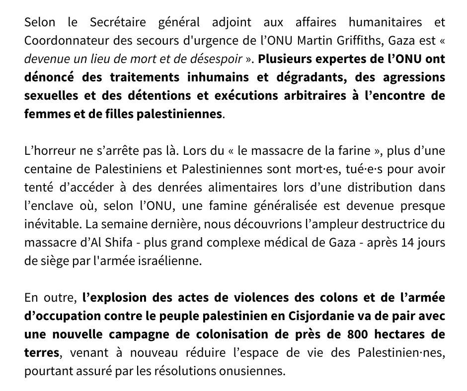 🇵🇸 Aux côtés d’une centaine de collaborateurs et collaboratrices parlementaires, nous signons une tribune pour un cessez-le-feu permanent à Gaza. 🔗 blogs.mediapart.fr/collabspourgaz…