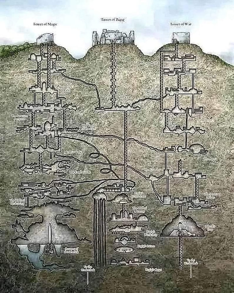 igarol's tweet photo. Leo que esto sería la ciudad subterránea de Derinkuyu en la Capadocia.... pero no puedo pensar sino que es algo muy muy rolero... https://t.co/4EDnBBvOs6