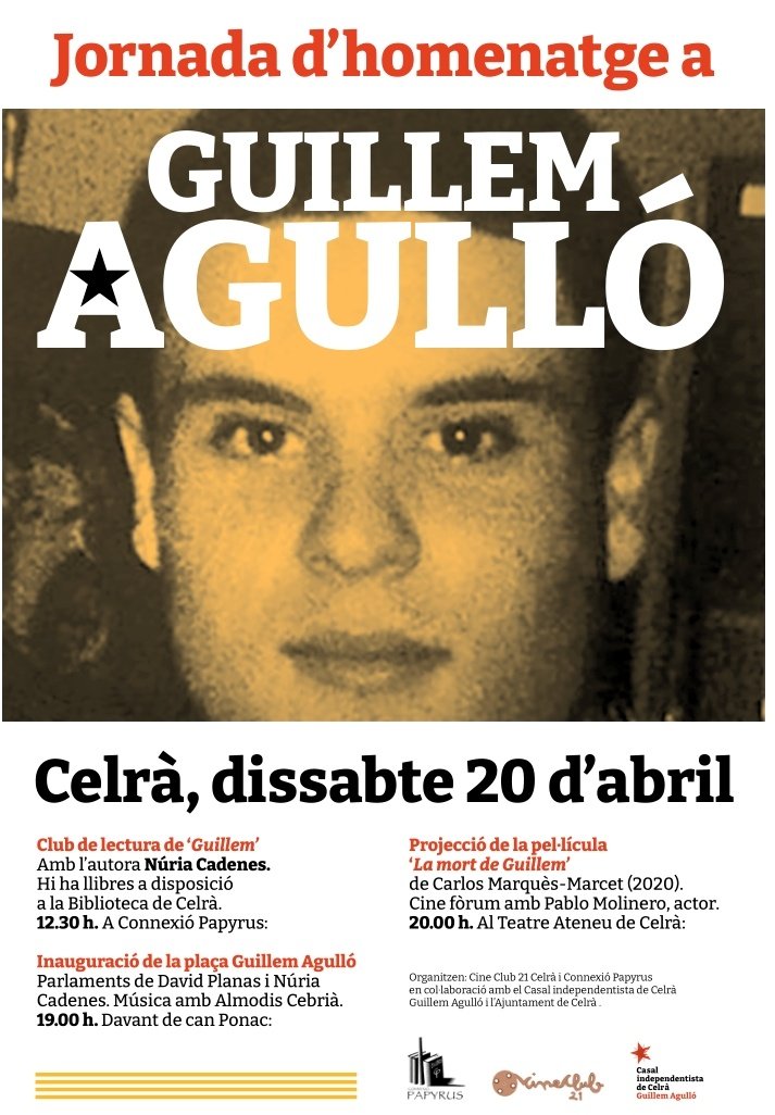 Avui fa 31 anys un feixista van assassinar en Guillem, militant de #Maulets (organització juvenil independentista, d'esquerres, antifeixista dels Països Catalans) #NiOblitNiPerdó