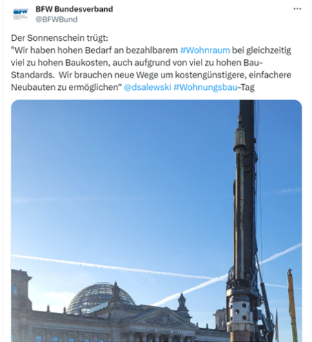 Es ist soweit: Heute ist 15. #Wohnungsbau-Tag. Perfekter Anlass für die Branche 'Tacheles' zu reden. Die Zuschauer dürfen sich freuen auf einen Tag des polemischen Klimaschutz-Bashings und Rufen nach staatlichen Finanzspritzen zur Deckung der überzogenen Rendite-Erwartungen.