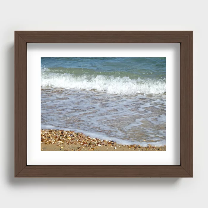 Touching The Refreshing Waves Of The Red Sea Recessed Framed Print. #wallart is 40% off list price. A great time to find something lovely for the home. Also a great #giftidea. society6.com/product/touchi…