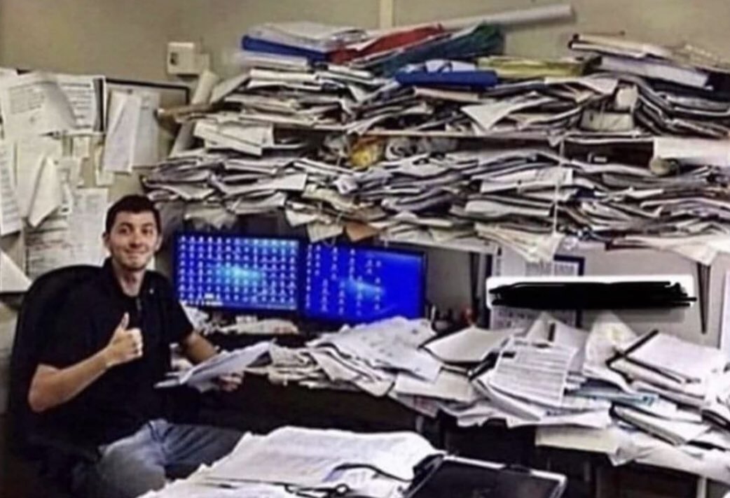 “Relax, just try to keep your mind organized”

My mind: