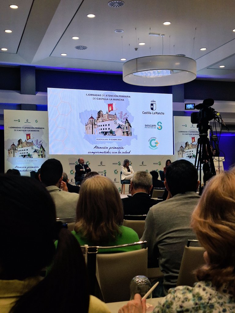 Comenzamos con las I Jornadas de Atención Primaria de Castilla-La Mancha <a href="/SanidadCLM/">Sanidad CLM</a> <a href="/faecap/">FAECAP +S</a> <a href="/sescamclm/">SESCAM</a>