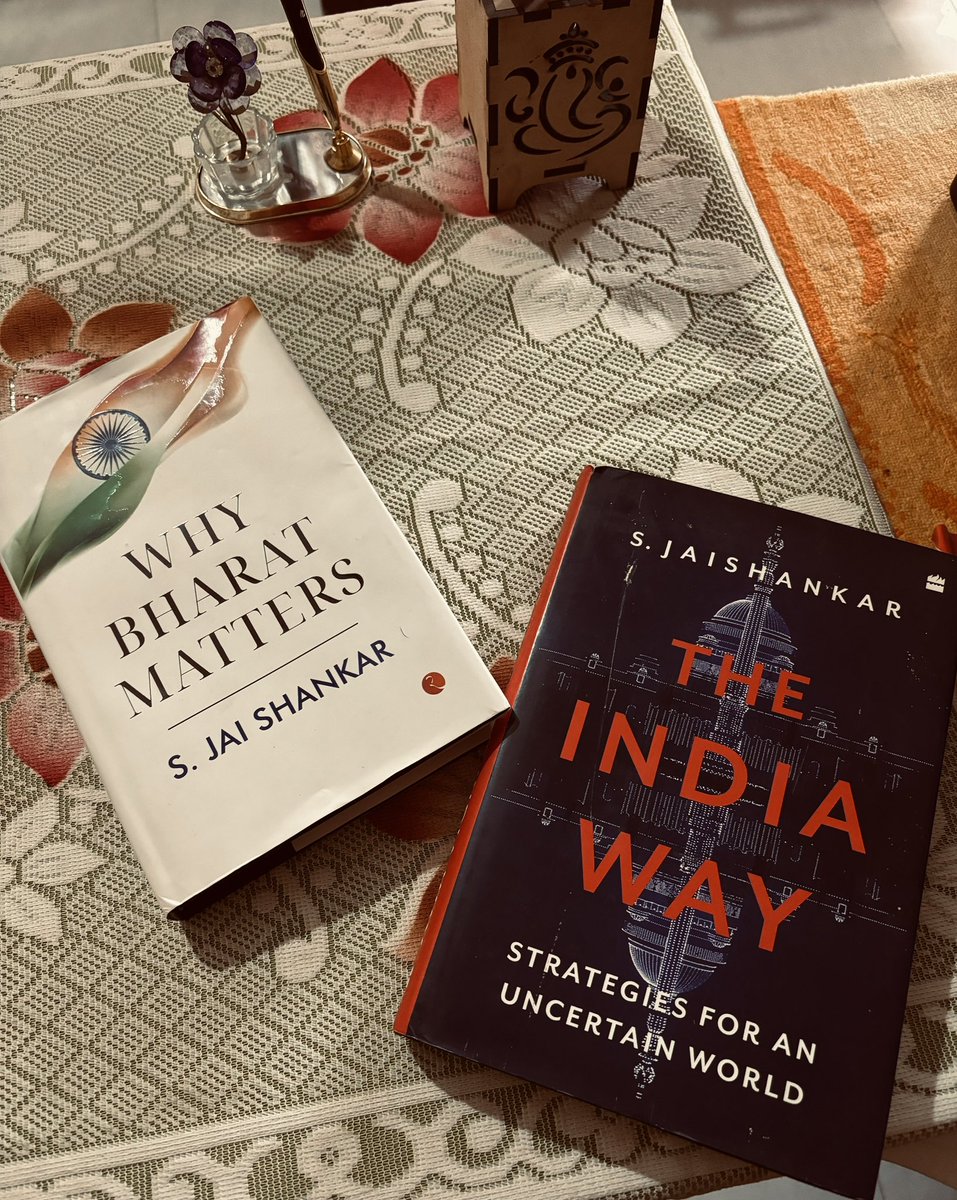 Just completed the second one. These two books attempt to portray how the world sees India and how india sees the world in the present context global rebalancing.And how it is constantly evolving.From India to Bharat also tells a lot about it.

#WhyBharatMatters