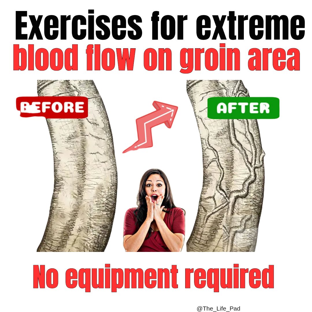 Get monster veins, Must know 5 exercise for extreme blood flow on groin area