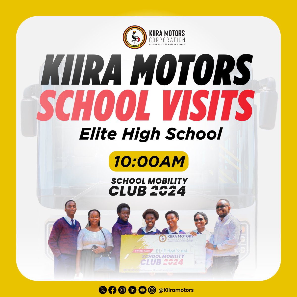 School Mobility clubs takes a leap forward with @KiiraMotors visits to Elite High School ,students dive into the world of transportation technology,sparking curiosity and shaping tomorrow’s innovators. Stay tuned for the journey ahead.