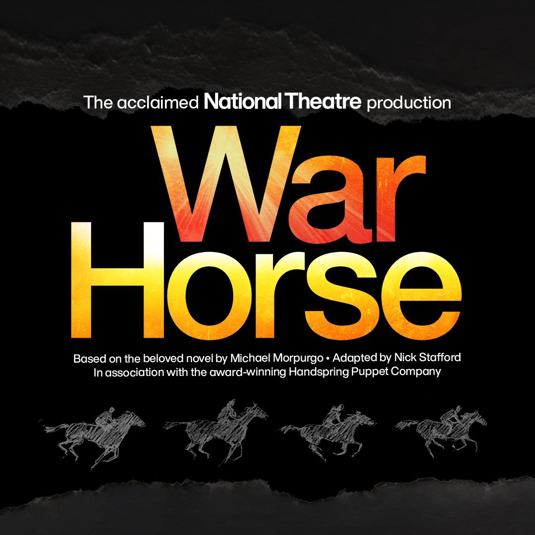 The acclaimed @NationalTheatre production of @WarHorseOnStage comes to Wolverhampton for the first time in March 2025. Priority Booking open 13 May, become a Friend of the Grand today and guarantee access to the best seats. #WarHorseOnStage 🐴🖤 🎟️ bit.ly/WarHorseWolves