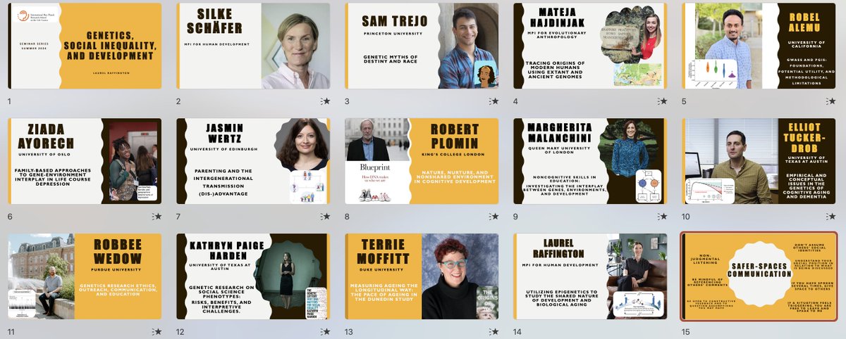 Laurel Raffington, PhD (@laraffington) on Twitter photo Today marks the start of our <a href="/IMPRS_LIFE/">IMPRS on the Life Course (LIFE)</a> course on "Genetics, Social Inequality, and Development" with these fantastic speakers 🌟 Today marks the start of our <a href="/IMPRS_LIFE/">IMPRS on the Life Course (LIFE)</a> course on "Genetics, Social Inequality, and Development" with these fantastic speakers 🌟