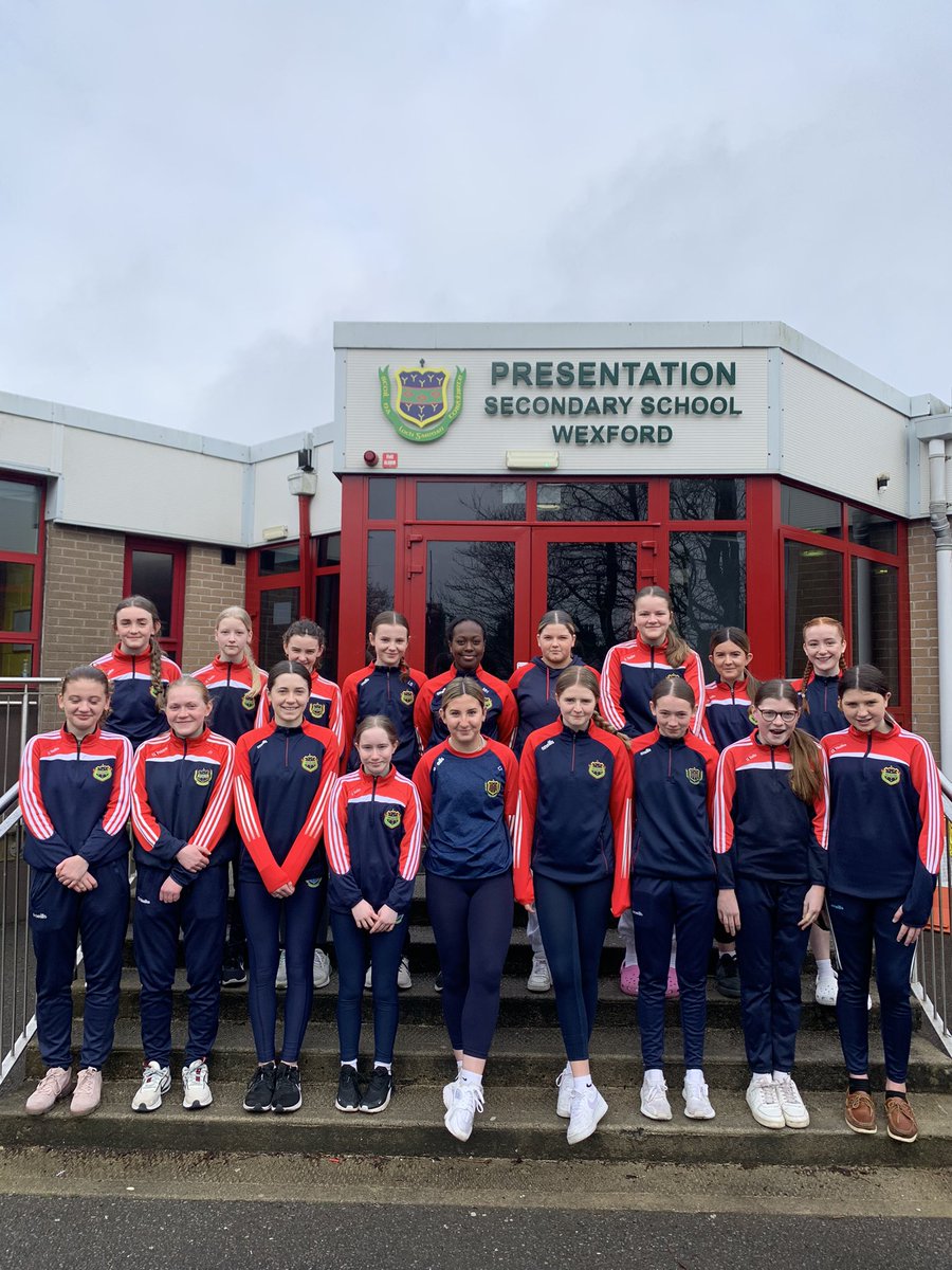 Best of luck to our first year soccer team who are playing Colaiste Mhuire Johnstown today in the Leinster B final in SETU Carlow. #preswex