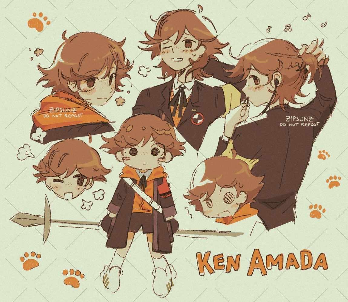 ken!! ken!!! ken!!!!! 🐹⚽️🧡

[ #p3re, #persona3, #kenamada ]