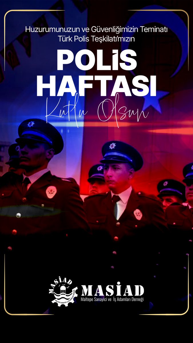 Ülkemizin ve milletimizin huzuru ve güvenliği için vatanımızın dört bir yanında fedakârca görev yapan kahraman Türk Polis Teşkilatımızın 179. kuruluş yıl dönümünü kutluyor; aziz şehitlerimizi rahmetle, gazilerimizi minnetle anıyoruz. 🇹🇷
<a href="/EmniyetGM/">Türk Polis Teşkilatı</a>

#TürkPolisTeşkilatı179Yaşında