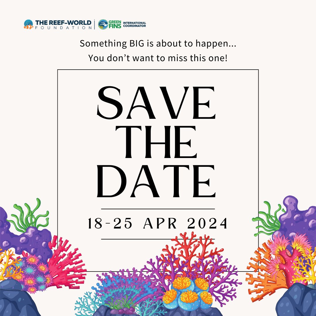 This year, Reef-World is going BIG for saving our reefs! There is just 1 week to go until our first #GreenMatchFund campaign starts. #SaveTheDate and get ready to join us! 

👉 Click here to our campaign page to find out more: donate.biggive.org/campaign/a0569…