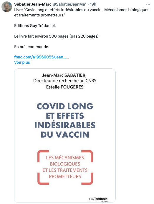 🚨 On a un problème @CNRS : on vous utilise pour de la désinformation 'ce nouveau ' vaccin ' dont on sait qu'il ne protège ni de la contamination, ni des formes graves' Les faits: Ce VACCIN a prouvé son EFFICACITÉ, réduit significativement la transmission et les cas graves !