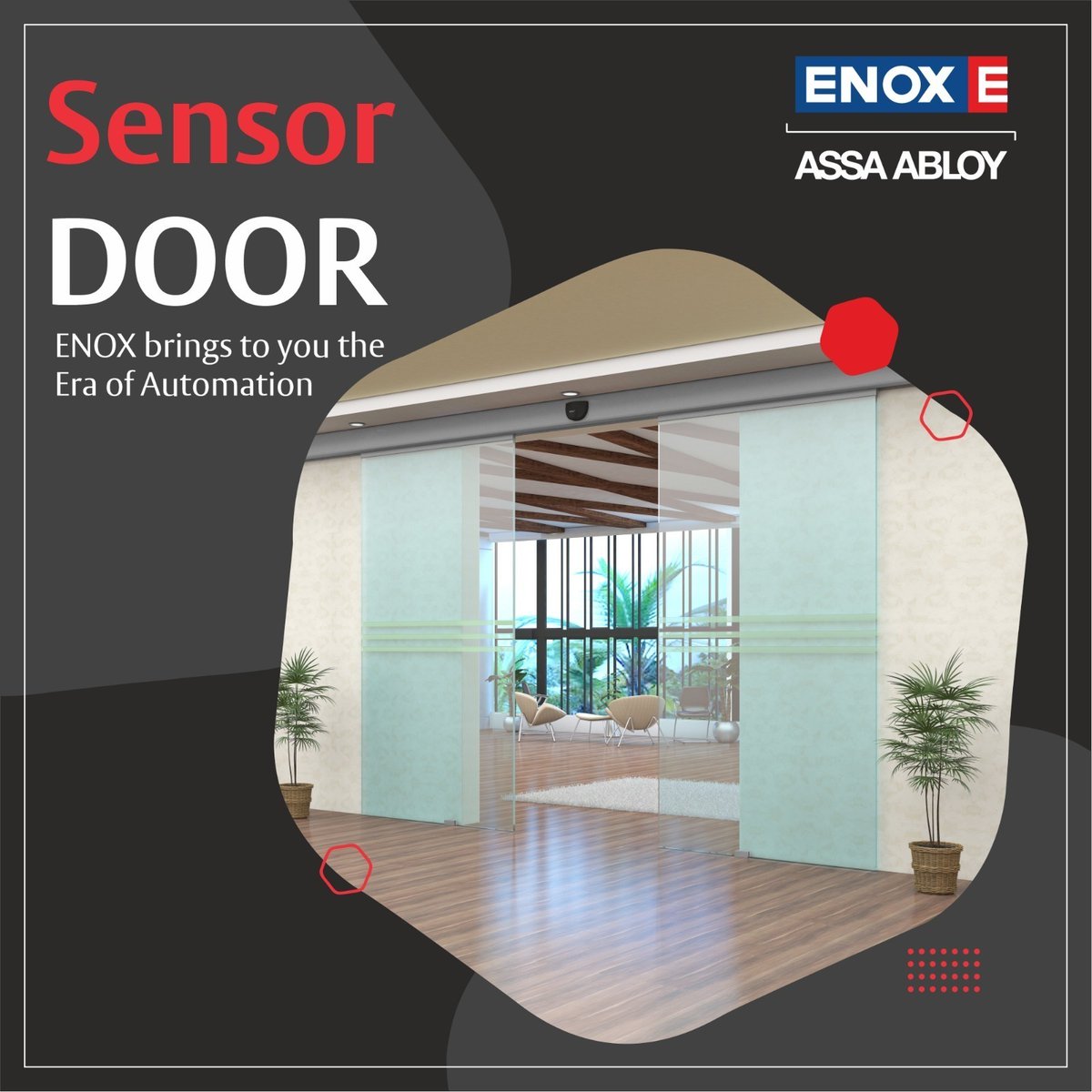 Welcome to the Era of Automation! ENOX Sensor Doors are revolutionizing entryways, making every step effortless and secure.
#ENOXProducts #ENOX #ENOXIndia #AutomationEra #AutomaticSensorDoor #AutomaticSlidingDoor #SlidingDoors #SensorDoors