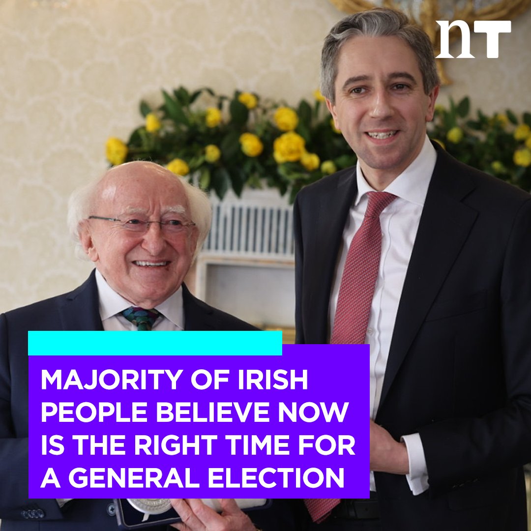 Do you agree?💭 58% of the Irish public think now is the right time for a General Election, instead of the Government running its full term 🗳️ A Newstalk poll carried out by @AmarachResearch found that 73% of under 35s want a General Election now, compared to only 40% of over