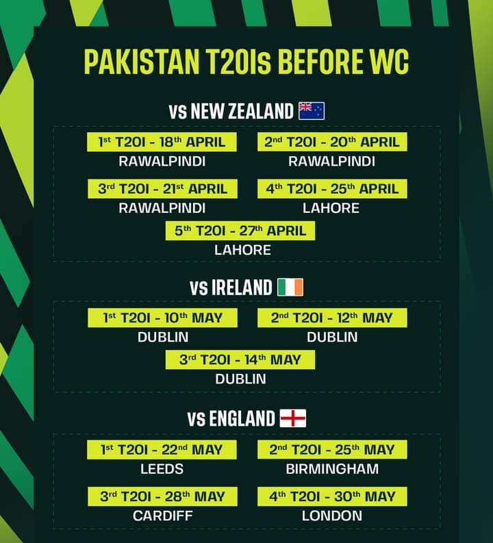 Enough fixtures to prepare for the T20 World Cup❓

#pakistancricketteam #pcb #pakvsnz #pakistancricket #t20worldcup #cricket