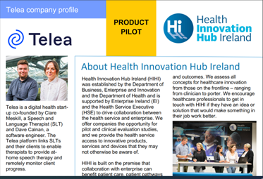 On @WorldParkinsons Day a new @HIHIreland pilot study with Telea using their digital platform and app results in a 10% increase in voice for patients Read more hih.ie/downloads/case… @HSELive @Entirl @UCC @roinnslainte @DeptEnterprise @iaslt @ParkinsonsIre @teleatherapy