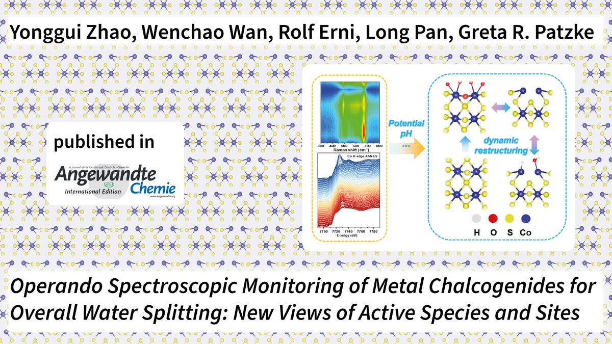 Read about a recent publication from Patzke’s group @PatzkeGroup @UZH_Chemistry: The key role of pH and applied potential in the HER/OER catalytic kinetics of metal chalcogenides: onlinelibrary.wiley.com/doi/10.1002/an…